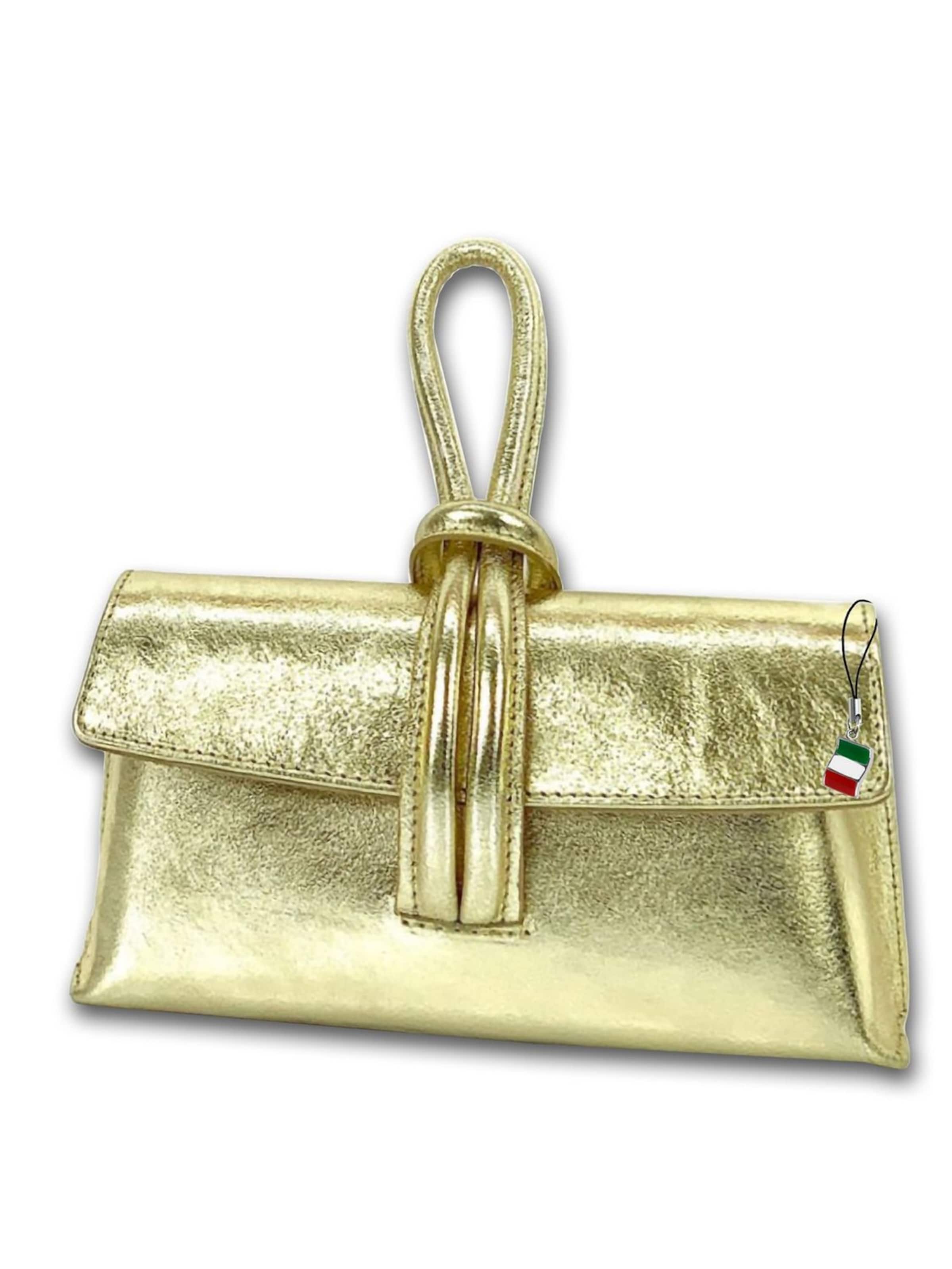 Sac folklorique Florence en or : devant