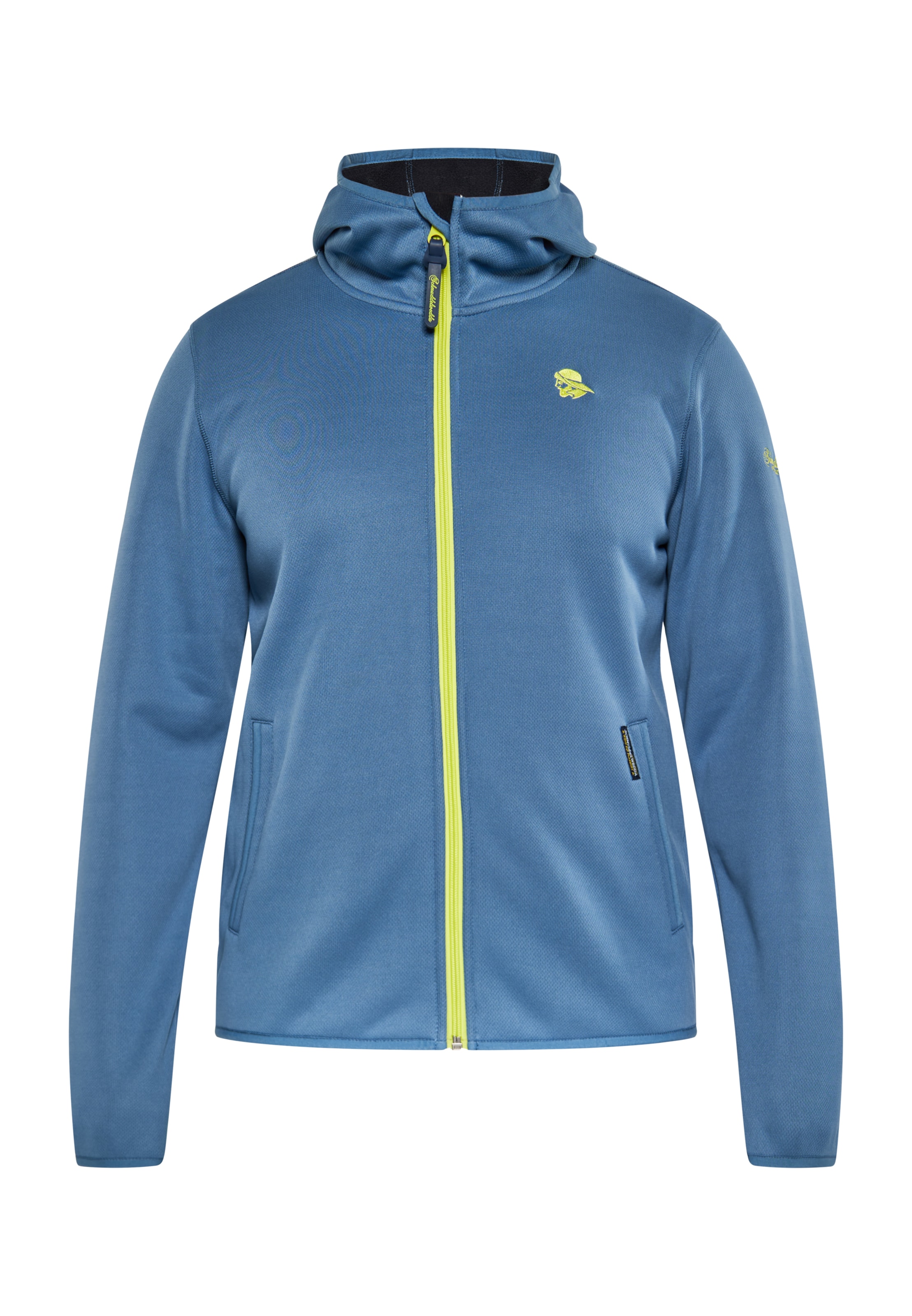 Schmuddelwedda Přechodná bunda - modrá / limetková, Produkt