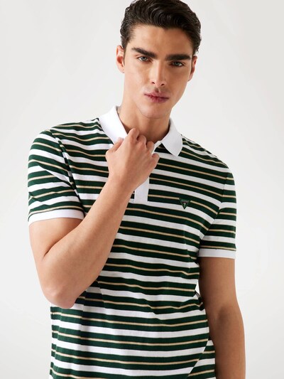 GUESS Shirt in Ochre / Black / White, Item view