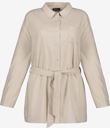 Ulla Popken Blouse in Beige: voorkant