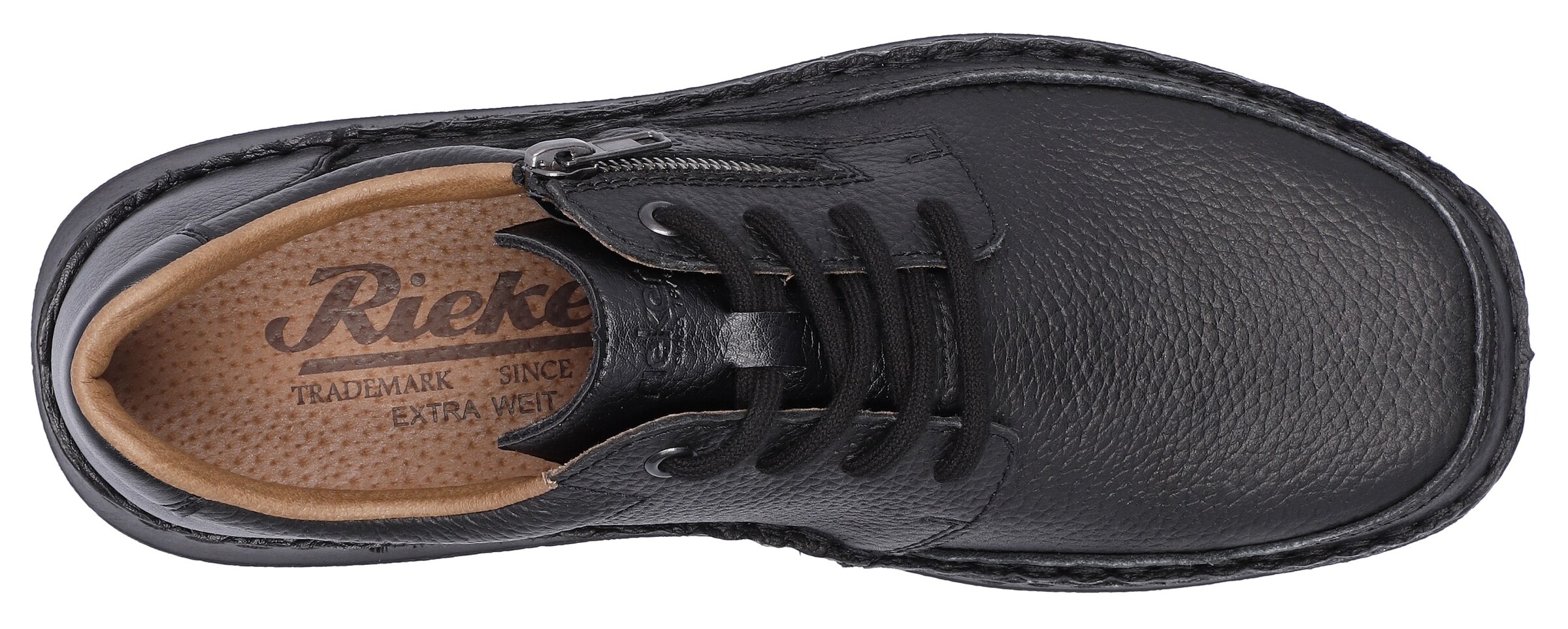Rieker Schnürschuh in Schwarz