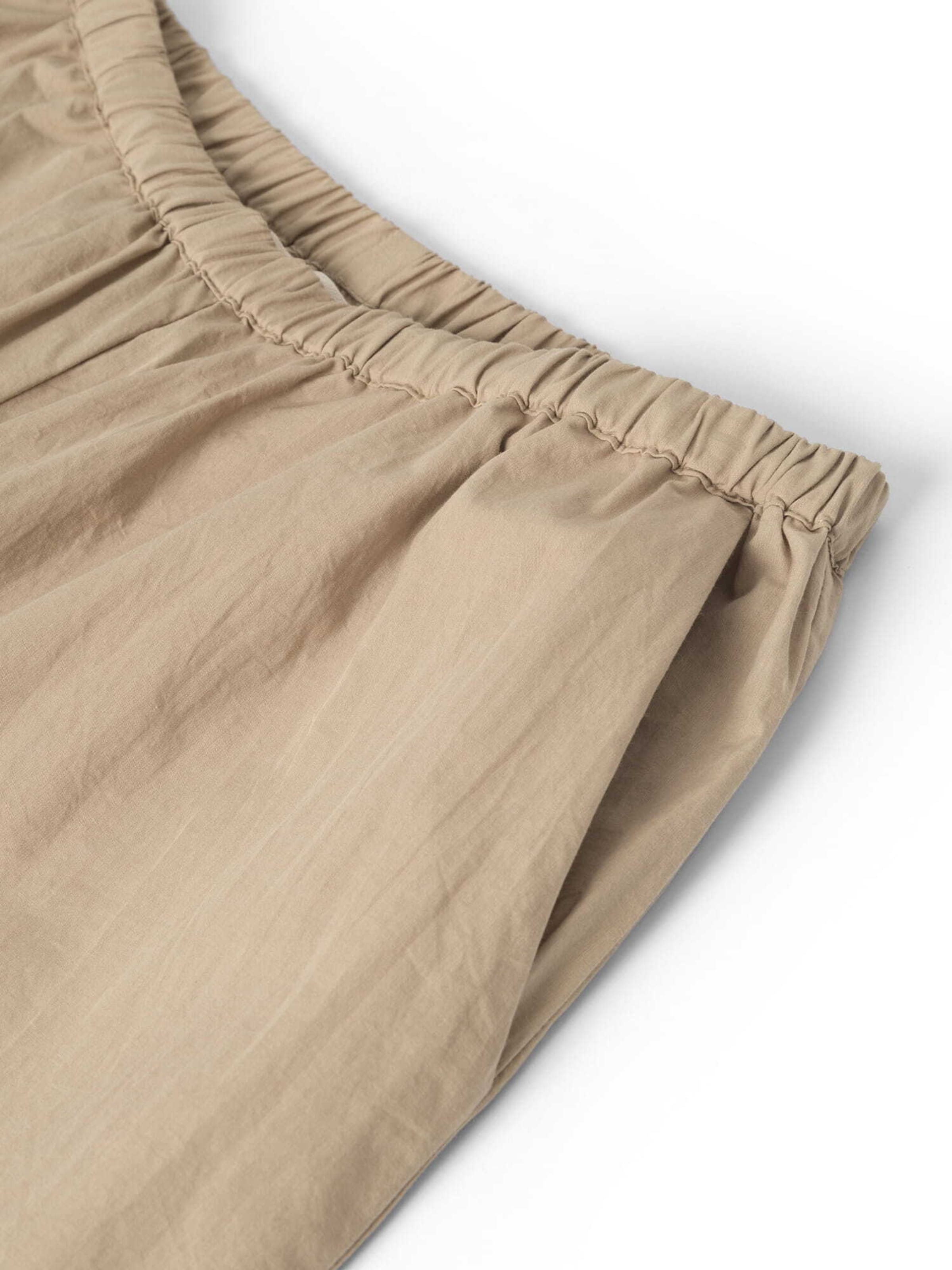 STUDIO FEDER Wide Leg Hose in Beige