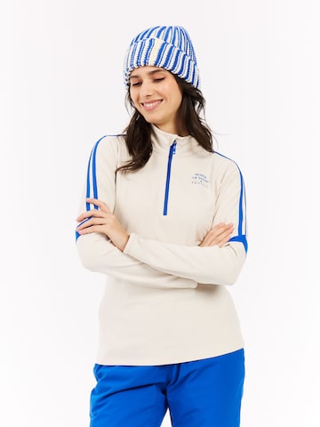 PROTEST Athletic Sweatshirt 'PRTCarly' in White: front
