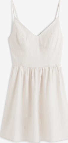 Robe Tommy Jeans en beige : devant