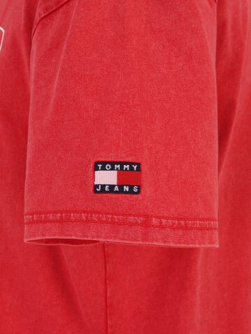Tommy Jeans T-Shirt in Rot