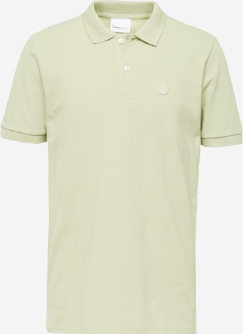 KnowledgeCotton Apparel - Camisa 'ROWAN' em verde: frente