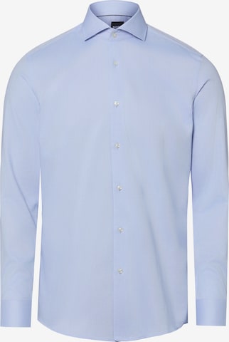 Chemise 'Hank' BOSS en bleu : devant