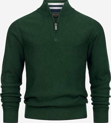 INDICODE JEANS Pullover ' Bull ' in Grün: Vorderseite