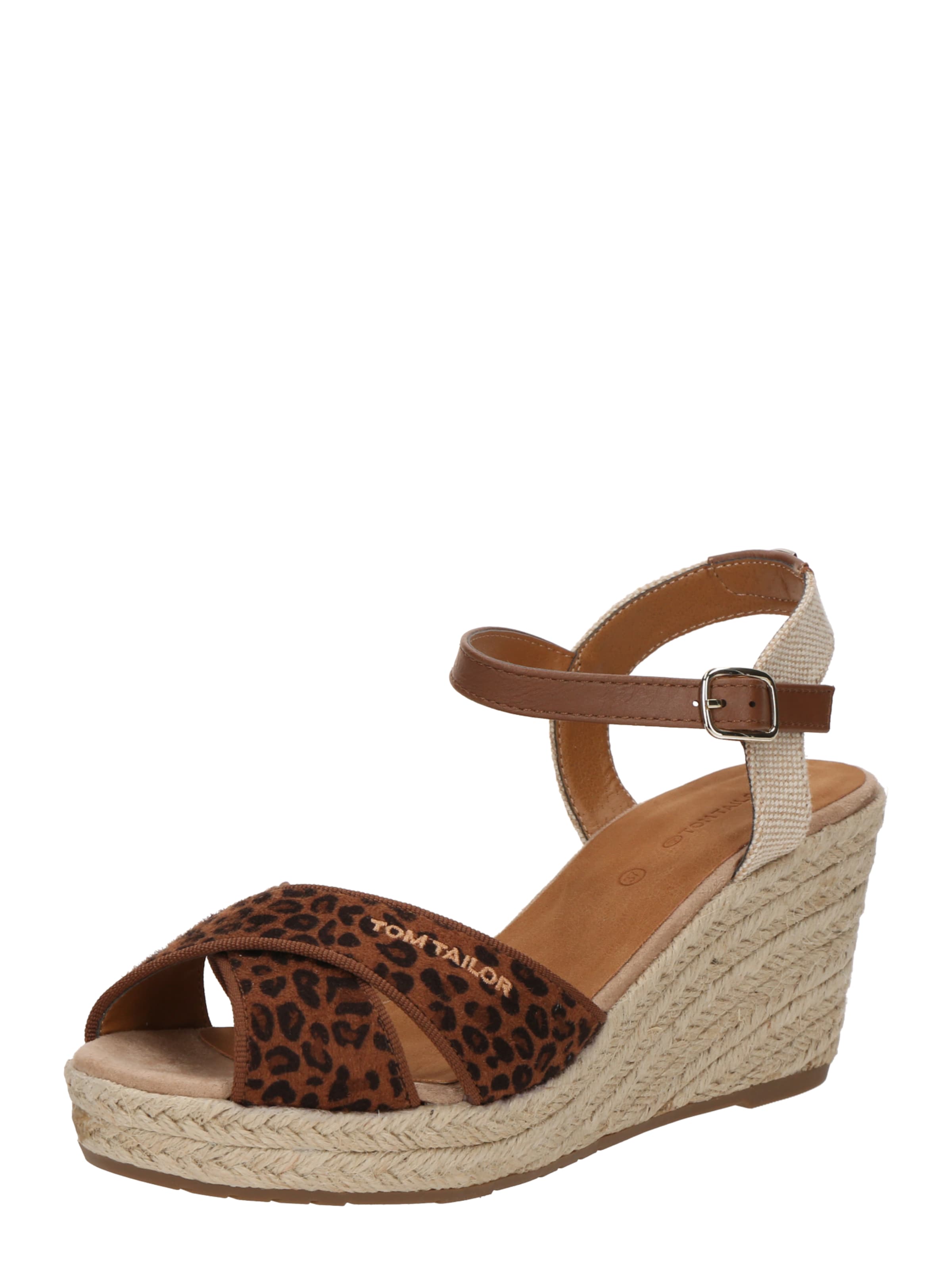 Sandales TOM TAILOR en marron : devant