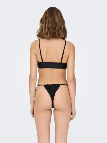 ONLY Bustier Góra bikini 'EVA' w kolorze czarny
