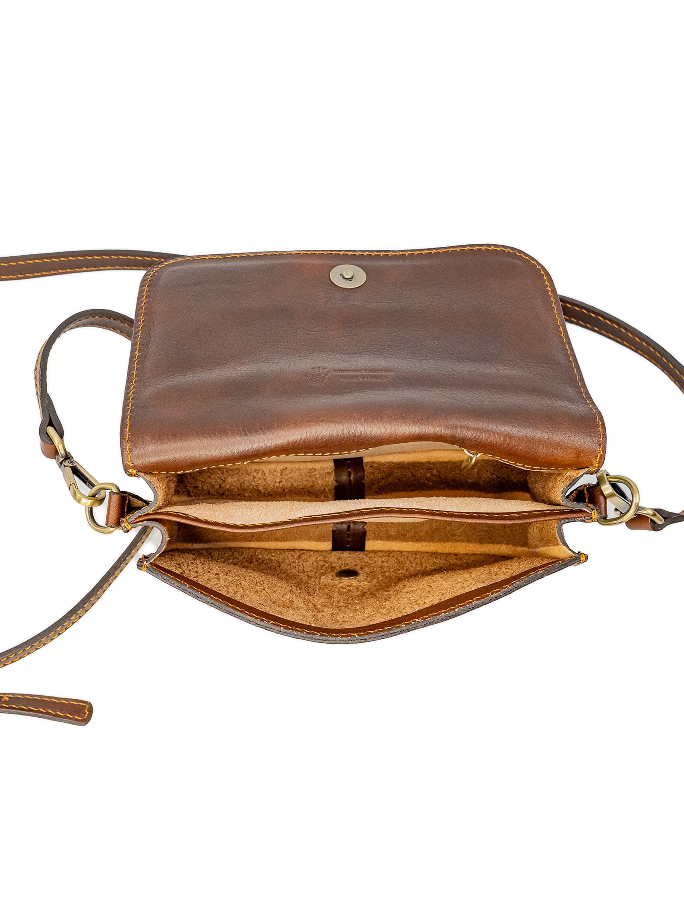 bupell Shoulder Bag 'Cinzia' in Brown