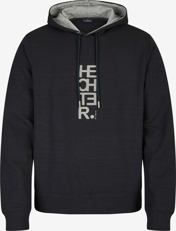 HECHTER PARIS Sweatshirt in Zwart: voorkant