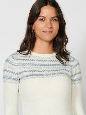 KOROSHI Pullover in Weiß