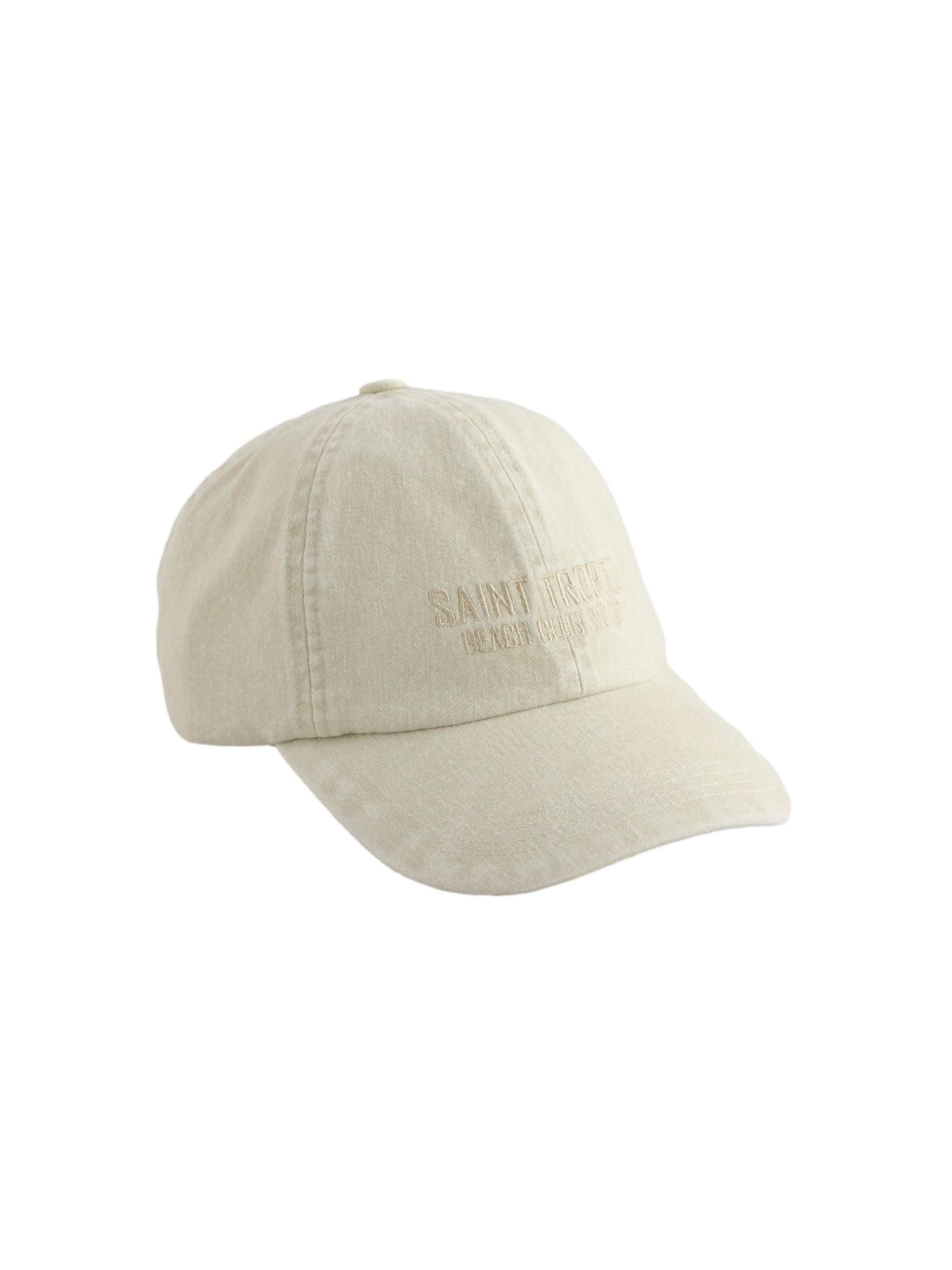 Casquette Next en beige : devant