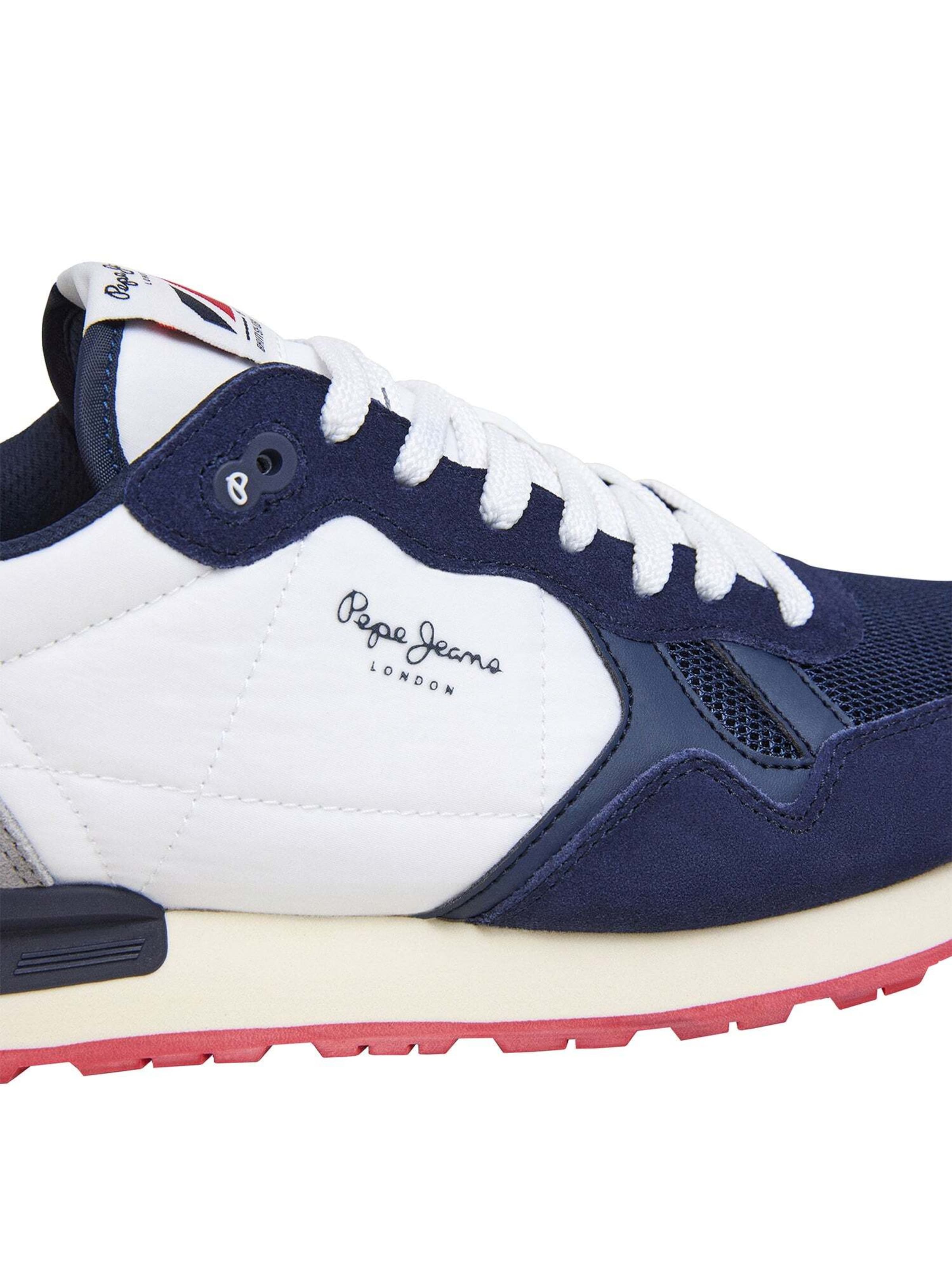 Pepe Jeans Sneaker  'Brit Camp' in Blau