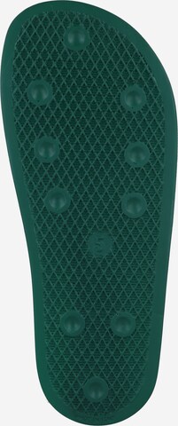 Saboți 'Adilette' de la ADIDAS ORIGINALS pe verde