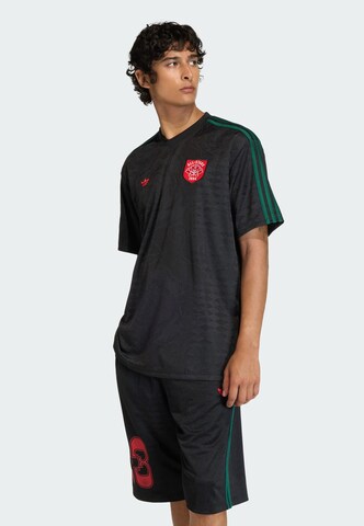 T-Shirt 'Jersey Roses' ADIDAS ORIGINALS en noir : devant