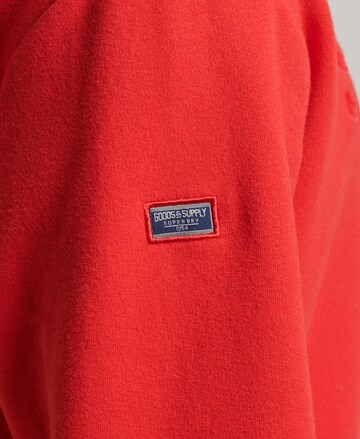 Sweat-shirt Superdry en rouge