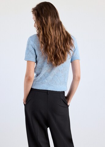 MANGO Trui 'LOUISE' in Blauw