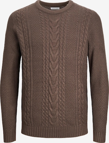 JACK & JONES Pullover 'Craig' in Braun: predná strana