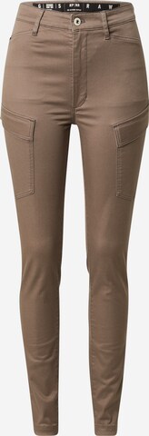 Coupe slim Pantalon cargo 'Kafey' G-Star RAW en marron : devant