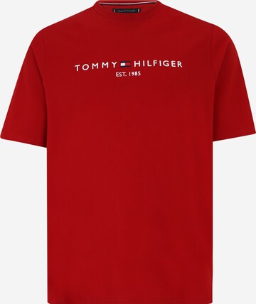 Tommy Hilfiger Big & Tall Tričko – červená: přední strana