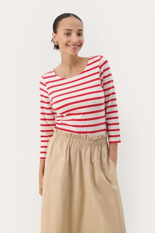 Part Two Bluse in Rot: Vorderseite