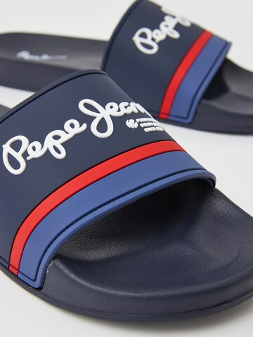 Claquettes / Tongs Pepe Jeans en bleu