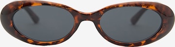 Lunettes de soleil Pull&Bear en marron : devant