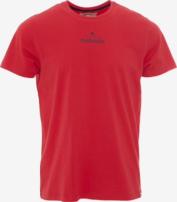 T-Shirt 'TECHMUNEN' BIG STAR en rouge : devant