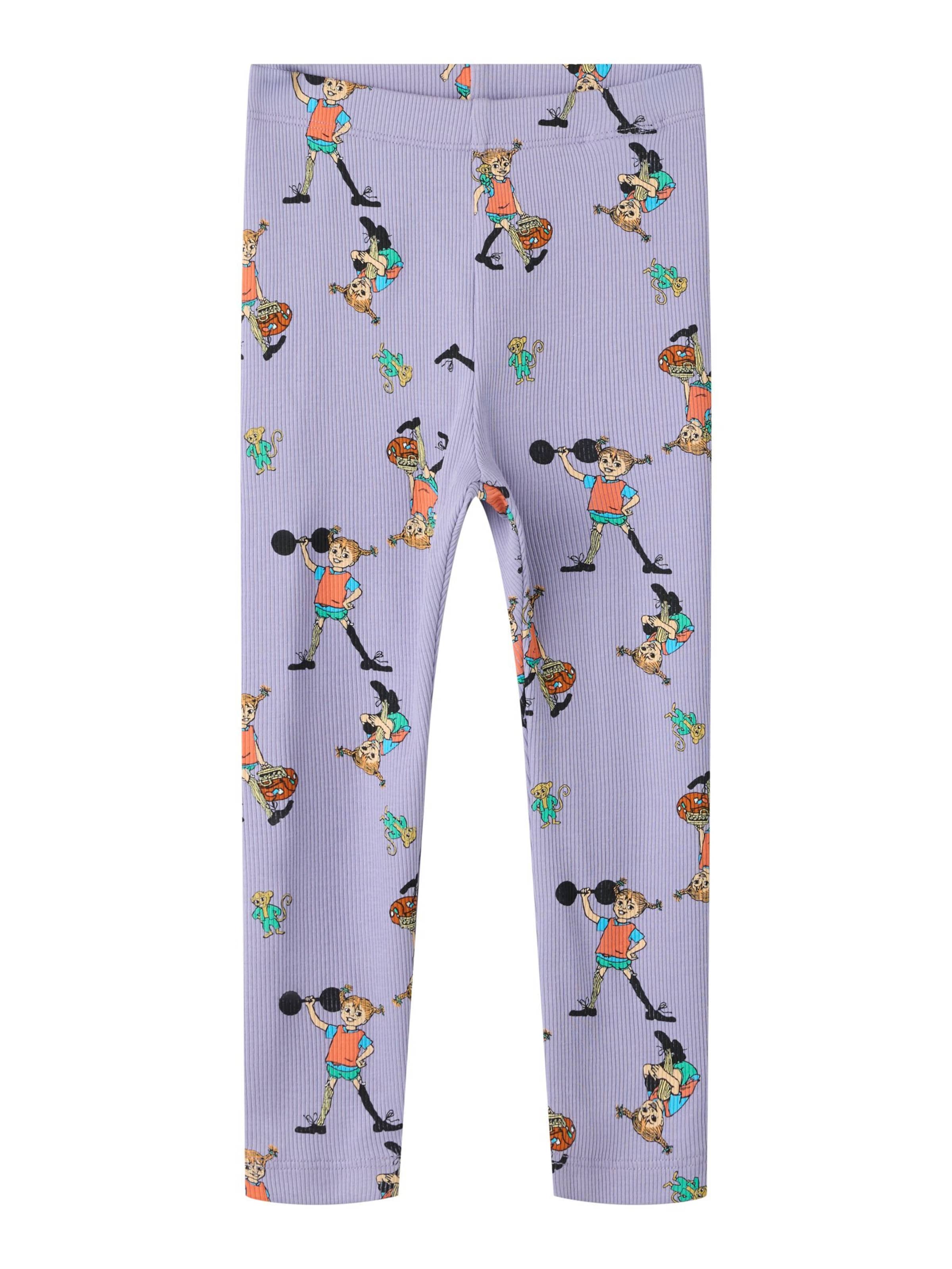NAME IT - regular Leggings en lila: frente