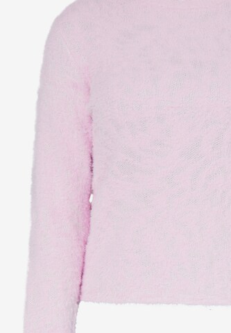 swirly Sweater in Pink