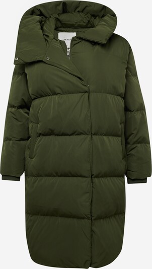 Cappotto invernale 'LOUISE' Object Curve di colore verde scuro, Visualizzazione prodotti