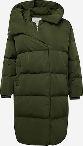 Manteau d’hiver 'LOUISE' Object Curve en vert : devant