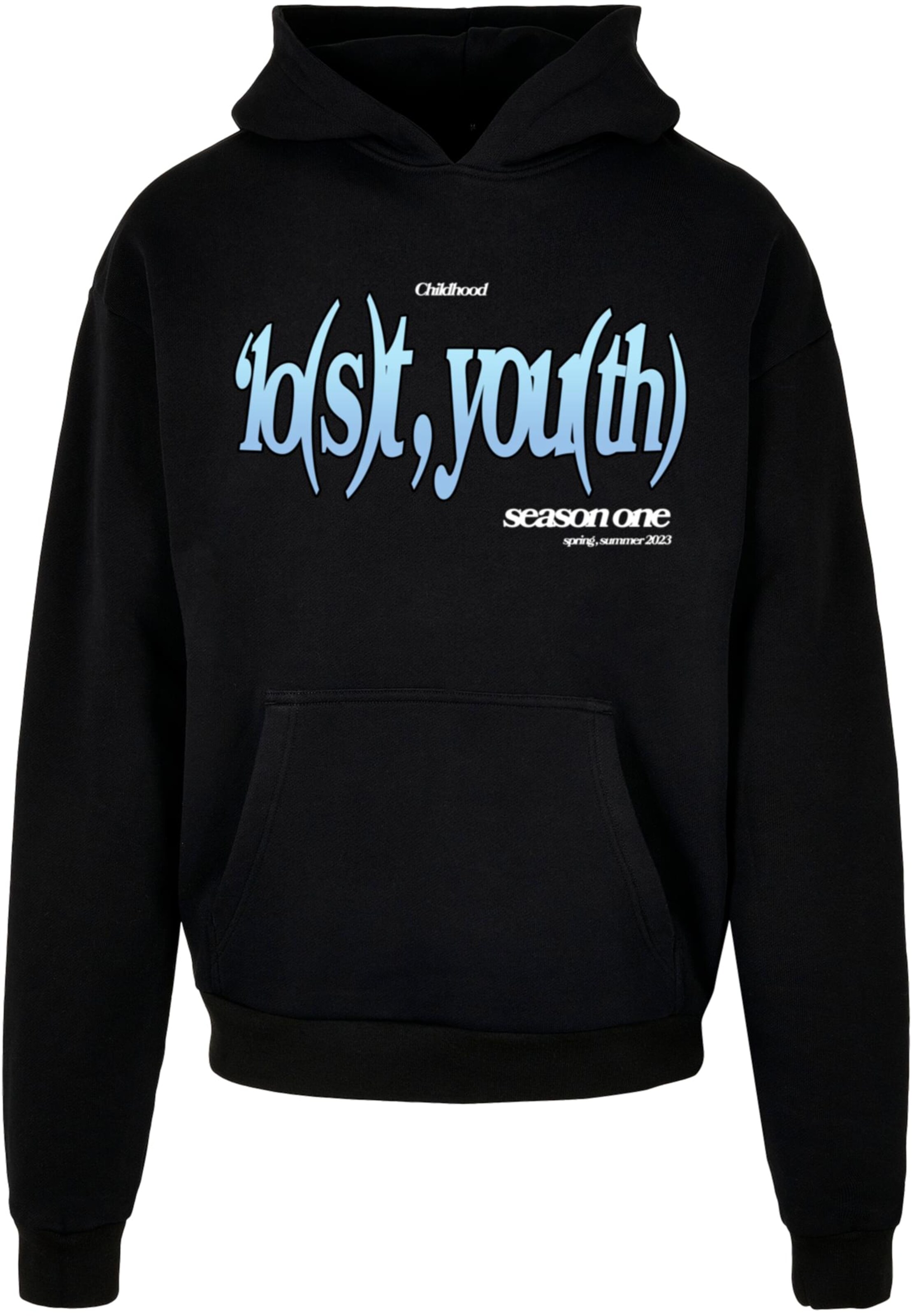 Felpa di Lost Youth in nero: frontale