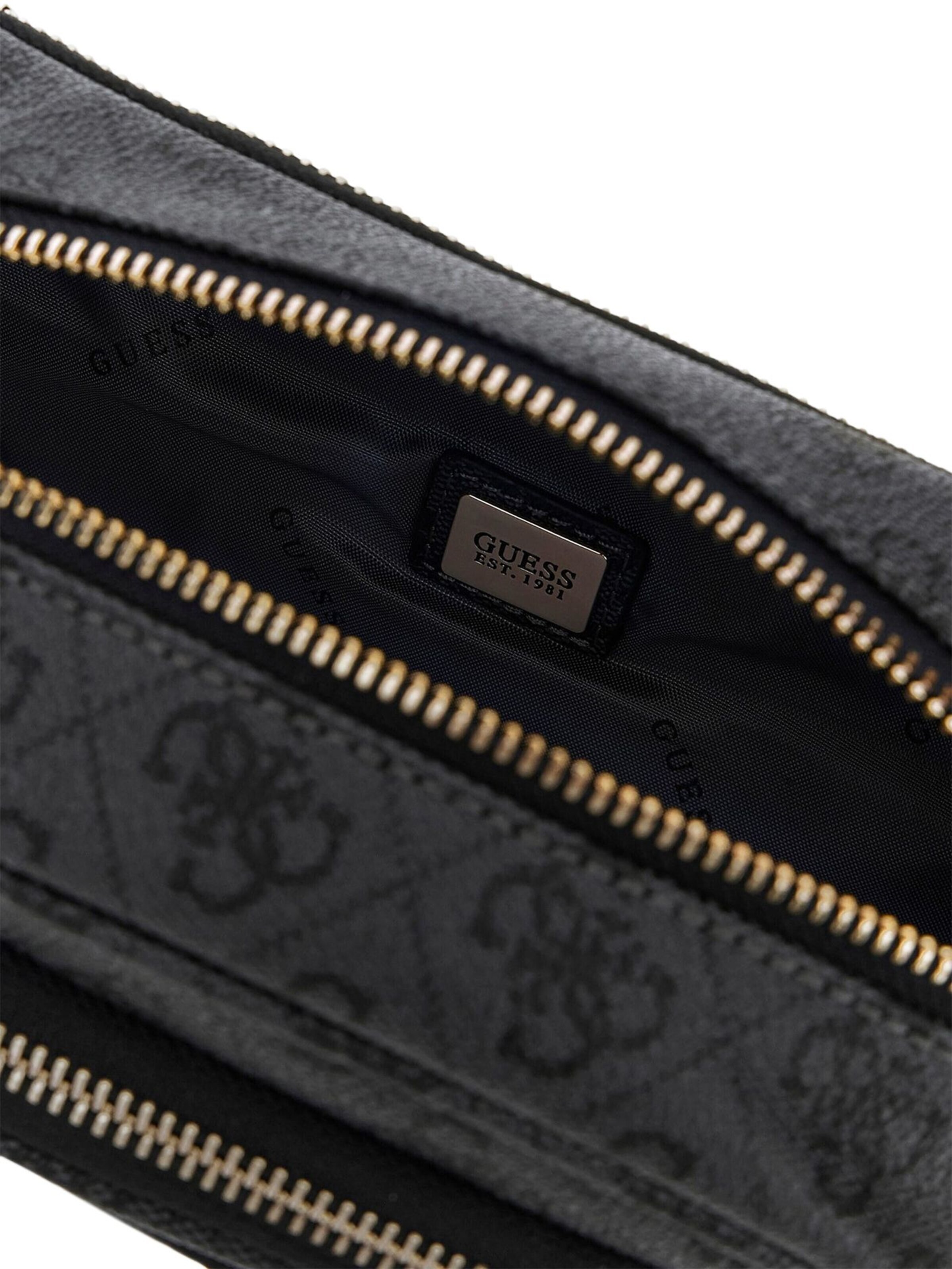 Borsa a spalla 'Latona Belt Bag' di GUESS in grigio