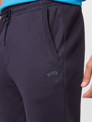 BOSS Tapered Broek 'Hadiko' in Blauw