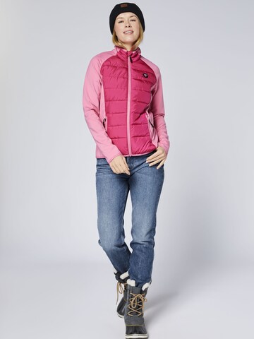 CHIEMSEE Funktionsjacke ' mit Stehkragen ' in Pink