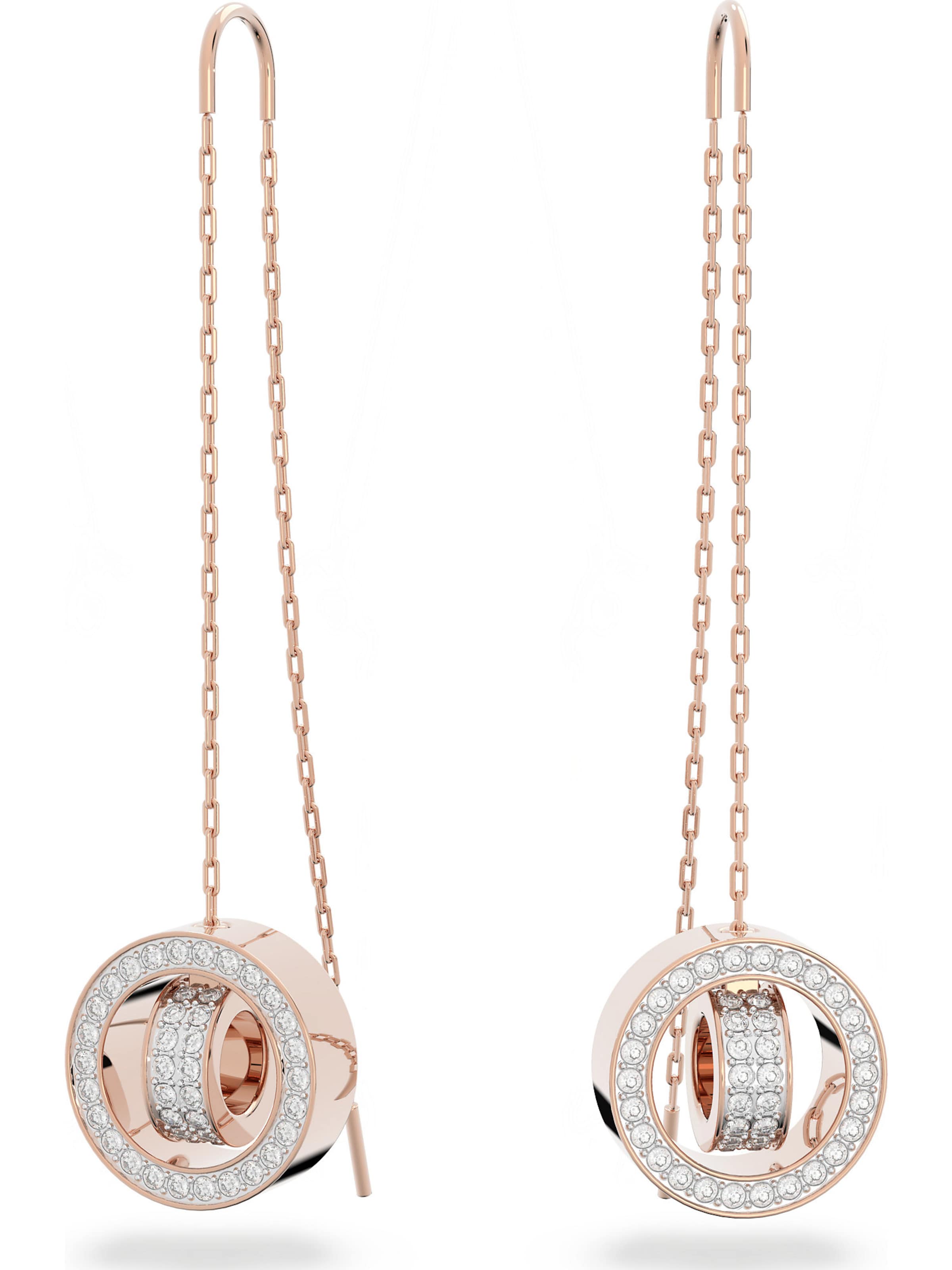 Swarovski Ohrringe in Gold: Vorderseite