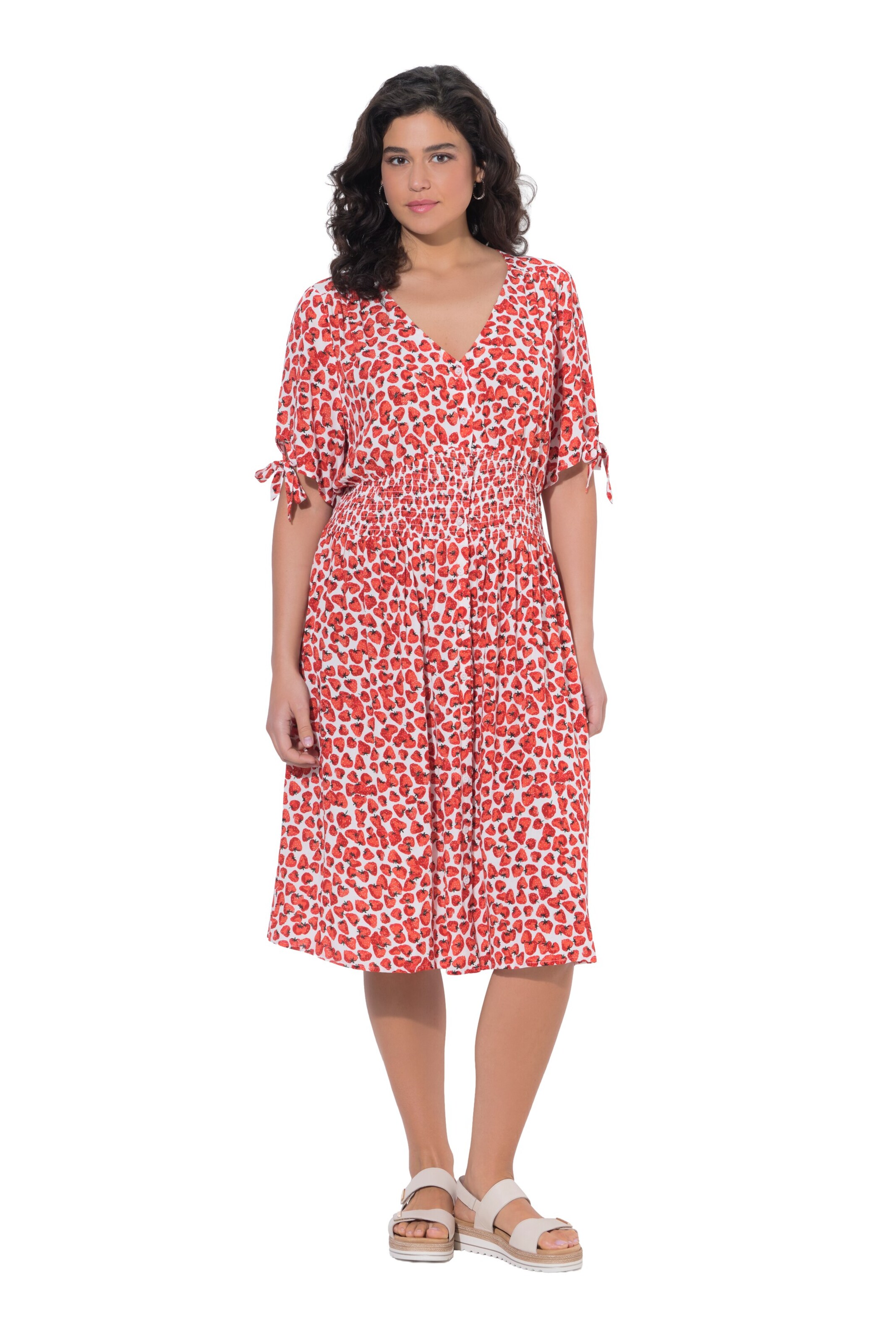 Ulla Popken Kleid in Rot: Vorderseite