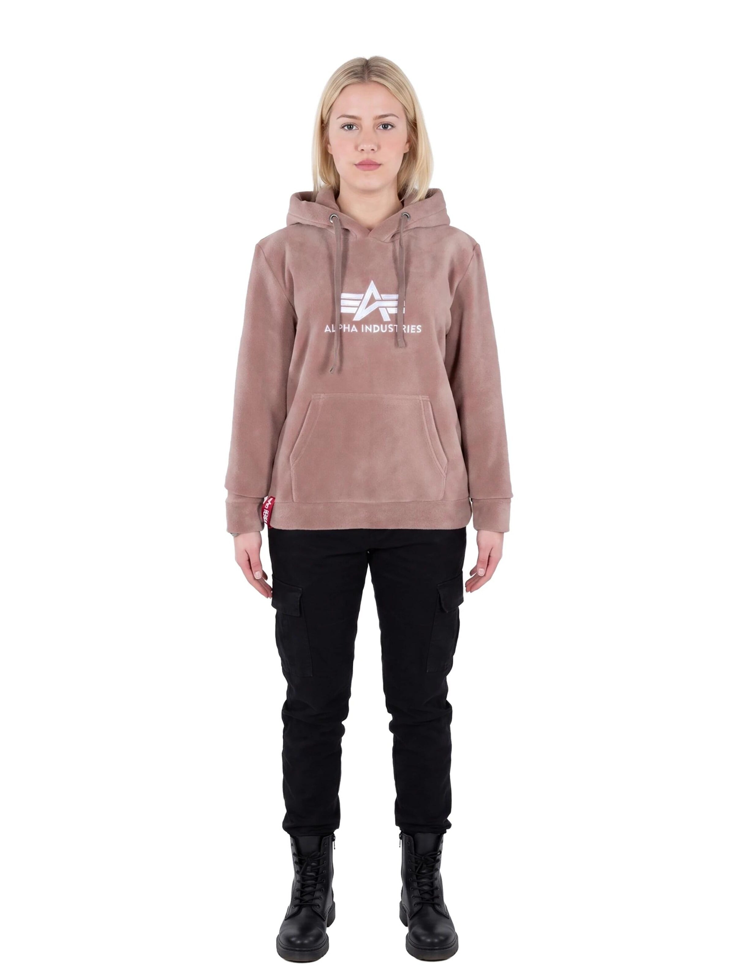 ALPHA INDUSTRIES Sweatshirt 'Basic'‌‌‌‌‌‌‌‌‌‌ in Lila: Vorderseite