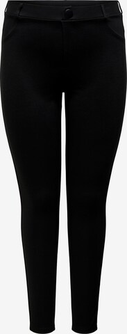 ONLY Carmakoma Skinny Broek 'Tay' in Zwart: voorkant