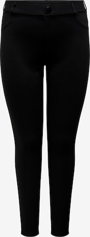 ONLY Carmakoma Skinny Broek 'Tay' in Zwart: voorkant