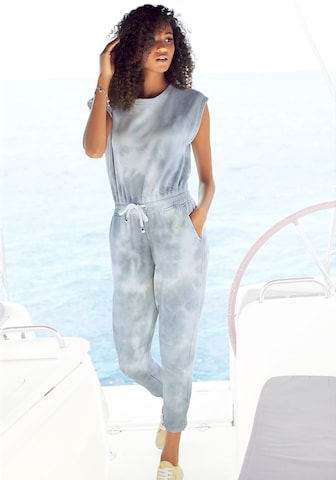 BENCH Jumpsuit in Blauw: voorkant