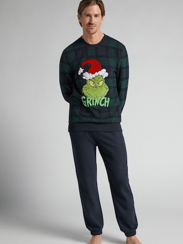 INTIMISSIMI Pyjama lang 'THE GRINCH DR SEUSS' in Blau