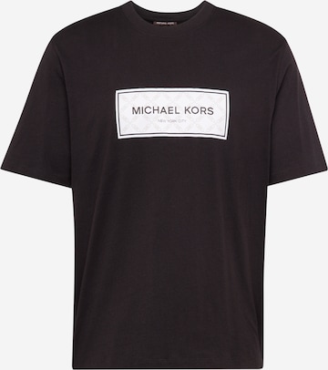 Tricou 'EMPIRE' de la Michael Kors pe negru: față