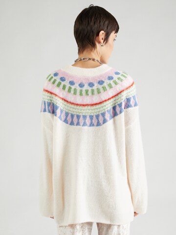 Pull-over Monki en blanc