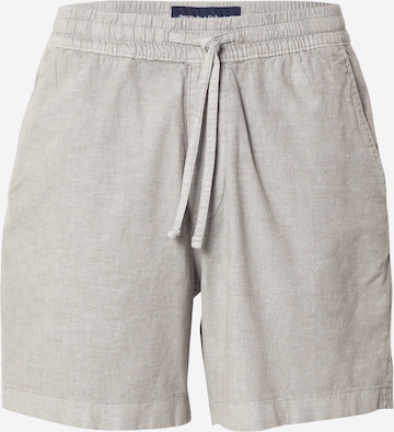 Abercrombie & Fitch Loosefit Chinohousut värissä harmaa: etupuoli