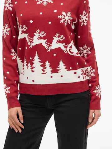Pull-over 'VISNOWI' VILA en rouge