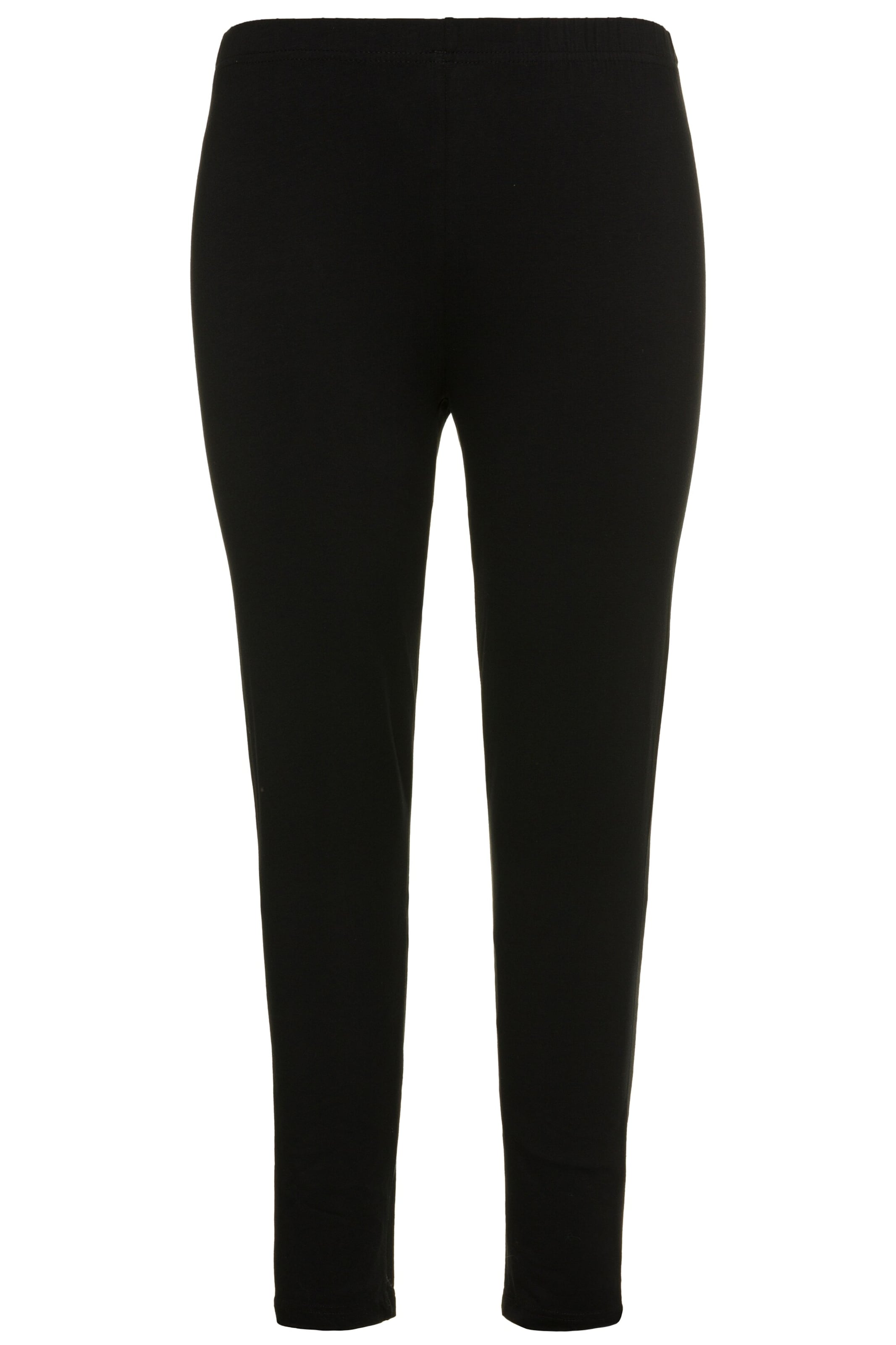 Ulla Popken Leggings in Schwarz: Vorderseite